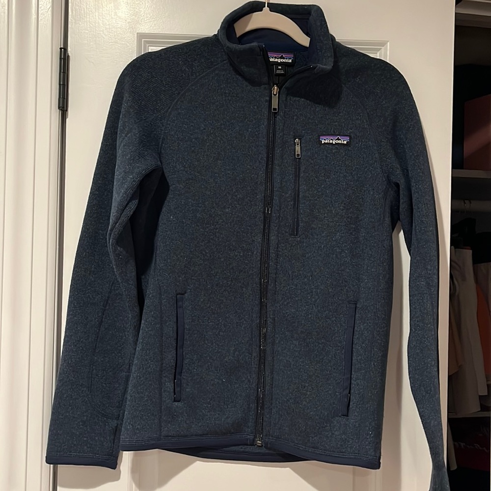 Patagonia Zip Up Womens XS Navy Blue